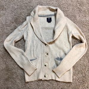 AE cream cardigan